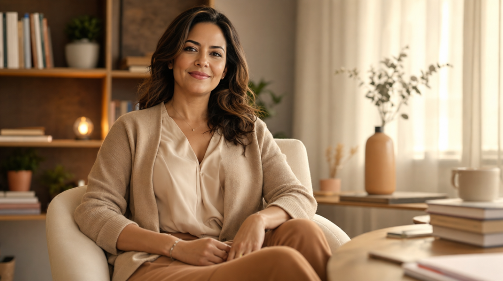 Mariana Silva compartilhando como conseguiu despertar sua sensualidade e transformar sua relação com o prazer